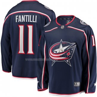 Maglia Hockey Columbus Blue Jackets Adam Fantilli Home Breakaway Blu