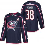 Maglia Hockey Columbus Blue Jackets Boone Jenner Autentico Home 2018 Blu