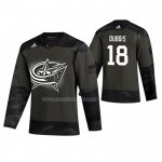 Maglia Hockey Columbus Blue Jackets Pierre Luc Dubois 2019 Veterans Day Camuffamento