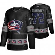 Maglia Hockey Columbus Blue Jackets Sergei Bobrovsky Breakaway Nero