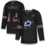 Maglia Hockey Dallas Stars Radek Faksa 2020 USA Flag Nero