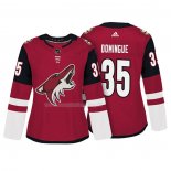 Maglia Hockey Donna Arizona Coyotes Louis Domingue Autentico Giocatore Rosso