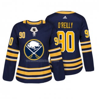 Maglia Hockey Donna Buffalo Sabres Ryan O'reilly Autentico Giocatore Blu