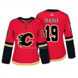 Maglia Hockey Donna Calgary Flames Matthew Tkachuk Autentico Giocatore Rosso