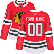 Maglia Hockey Donna Chicago Blackhawks Personalizzate Home Rosso