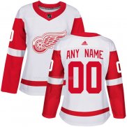 Maglia Hockey Donna Detroit Red Wings Personalizzate Away Bianco
