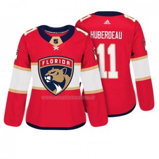 Maglia Hockey Donna Florida Panthers Jonathan Huberdeau Autentico Giocatore Rosso