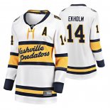 Maglia Hockey Donna Nashville Predators Mattias Ekholm Breakaway Giocatore 2020 Winter Classic Bianco