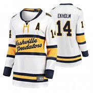 Maglia Hockey Donna Nashville Predators Mattias Ekholm Breakaway Giocatore 2020 Winter Classic Bianco