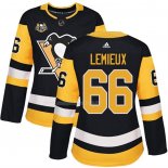 Maglia Hockey Donna Pittsburgh Penguins Mario Lemieux 50 Anniversary Home Premier Nero