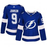 Maglia Hockey Donna Tampa Bay Lightning Tyler Johnson Autentico Giocatore Blu