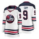 Maglia Hockey Donna Winnipeg Jets Andrew Copp Heritage Breakaway Bianco