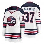 Maglia Hockey Donna Winnipeg Jets Connor Hellebuyck Heritage Breakaway Bianco