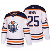 Maglia Hockey Edmonton Oilers Darnell Nurse 2018 Bianco