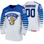 Maglia Hockey Finlandia Personalizzate Home 2020 Iihf World Championship Bianco