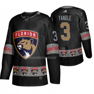 Maglia Hockey Florida Panthers Keith Yandle Breakaway Nero