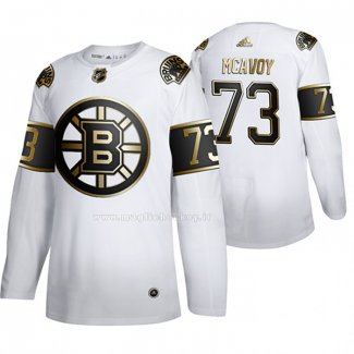 Maglia Hockey Golden Edition Boston Bruins Charlie Mcavoy Limited Bianco