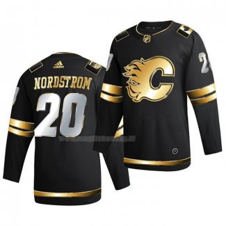 Maglia Hockey Golden Edition Calgary Flames Joakim Nordstrom Limited Autentico 2020-21 Nero