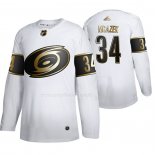 Maglia Hockey Golden Edition Carolina Hurricanes Petr Mrazek Autentico Bianco