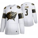 Maglia Hockey Golden Edition Columbus Blue Jackets Seth Jones Autentico Bianco