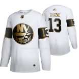 Maglia Hockey Golden Edition New York Islanders Mathew Barzal Limited Bianco