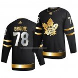 Maglia Hockey Golden Edition Toronto Maple Leafs T.j. Brodie Limited Autentico 2020-21 Nero