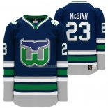 Maglia Hockey Hartford Whalers Brock Mcginn Heritage Night Throwback Blu