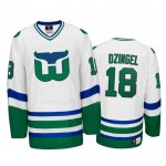 Maglia Hockey Hartford Whalers Ryan Dzingel Heritage Throwback Bianco
