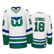 Maglia Hockey Hartford Whalers Ryan Dzingel Heritage Throwback Bianco