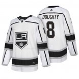 Maglia Hockey Los Angeles Kings Drew Doughty Autentico Away 2018 Bianco