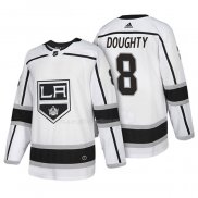 Maglia Hockey Los Angeles Kings Drew Doughty Autentico Away 2018 Bianco