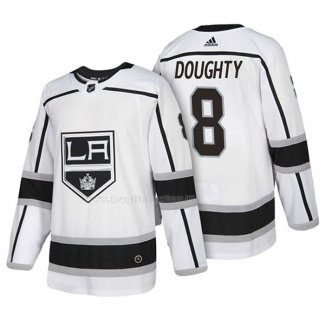 Maglia Hockey Los Angeles Kings Drew Doughty Autentico Away 2018 Bianco