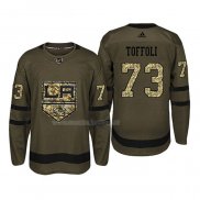 Maglia Hockey Los Angeles Kings Tyler Toffoli 2018 Salute To Service Verde Militare