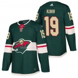 Maglia Hockey Minnesota Wild Luke Kunin Autentico Home 2018 Verde