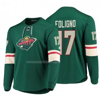 Maglia Hockey Minnesota Wild Marcus Foligno Platinum Verde