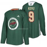 Maglia Hockey Minnesota Wild Mikko Koivu New Season Practice Verde