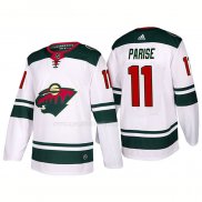 Maglia Hockey Minnesota Wild Zach Parise Away 2017-2018 Bianco