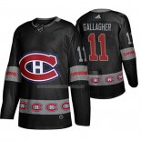 Maglia Hockey Montreal Canadiens Brendan Gallagher Breakaway Nero