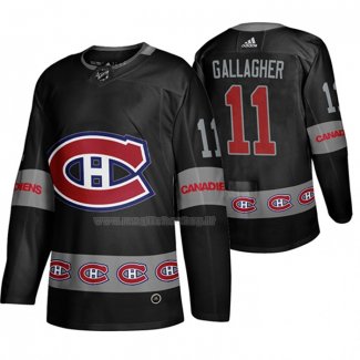 Maglia Hockey Montreal Canadiens Brendan Gallagher Breakaway Nero