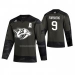 Maglia Hockey Nashville Predators Filip Forsberg 2019 Veterans Day Camuffamento