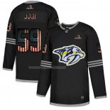 Maglia Hockey Nashville Predators Roman Josi 2020 USA Flag Nero