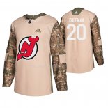 Maglia Hockey New Jersey Devils Blake Coleman Veterans Day Camuffamento