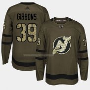 Maglia Hockey New Jersey Devils Brian Gibbons 2018 Salute To Service Verde Militare