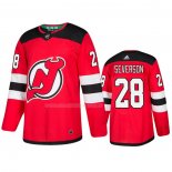 Maglia Hockey New Jersey Devils Damon Severson Home Autentico Rosso