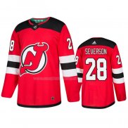 Maglia Hockey New Jersey Devils Damon Severson Home Autentico Rosso