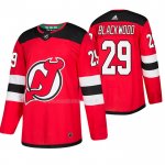 Maglia Hockey New Jersey Devils Mackenzie Blackwood Home Autentico Rosso