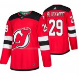 Maglia Hockey New Jersey Devils Mackenzie Blackwood Home Autentico Rosso