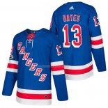 Maglia Hockey New York Rangers Kevin Hayes Autentico Home 2018 Blu