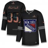 Maglia Hockey New York Rangers Mike Richter 2020 USA Flag Nero