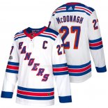 Maglia Hockey New York Rangers Ryan Mcdonagh Autentico Away 2018 Bianco